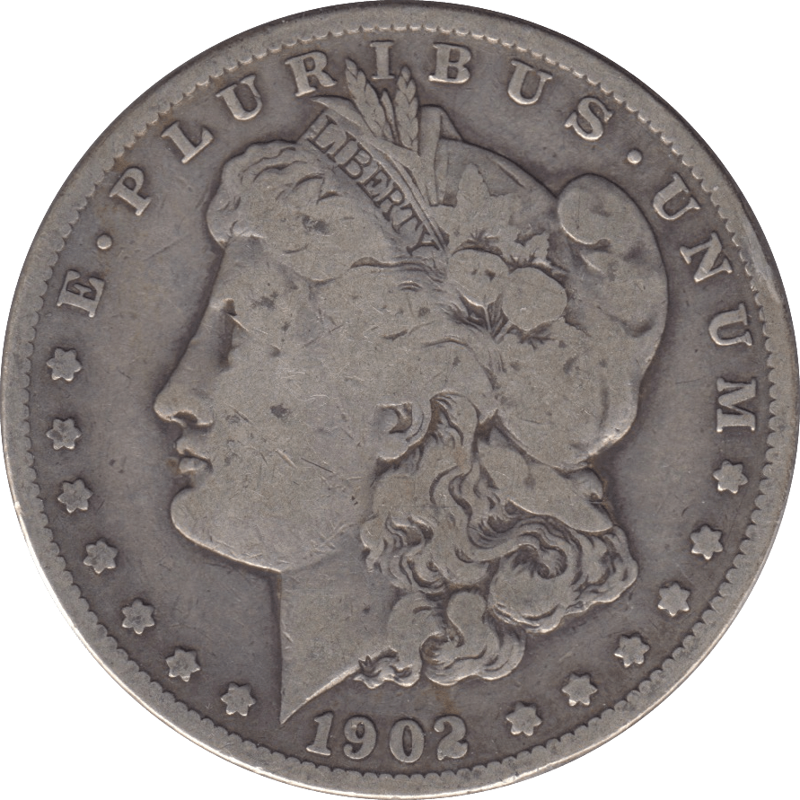1902 SILVER MORGAN DOLLAR SAN FRANCISCO MINT - SILVER WORLD COINS - Cambridgeshire Coins