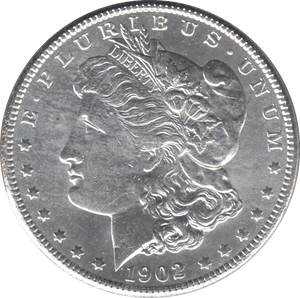 1902 SILVER MORGAN DOLLAR USA NEW ORLEANS MINT - SILVER WORLD COINS - Cambridgeshire Coins