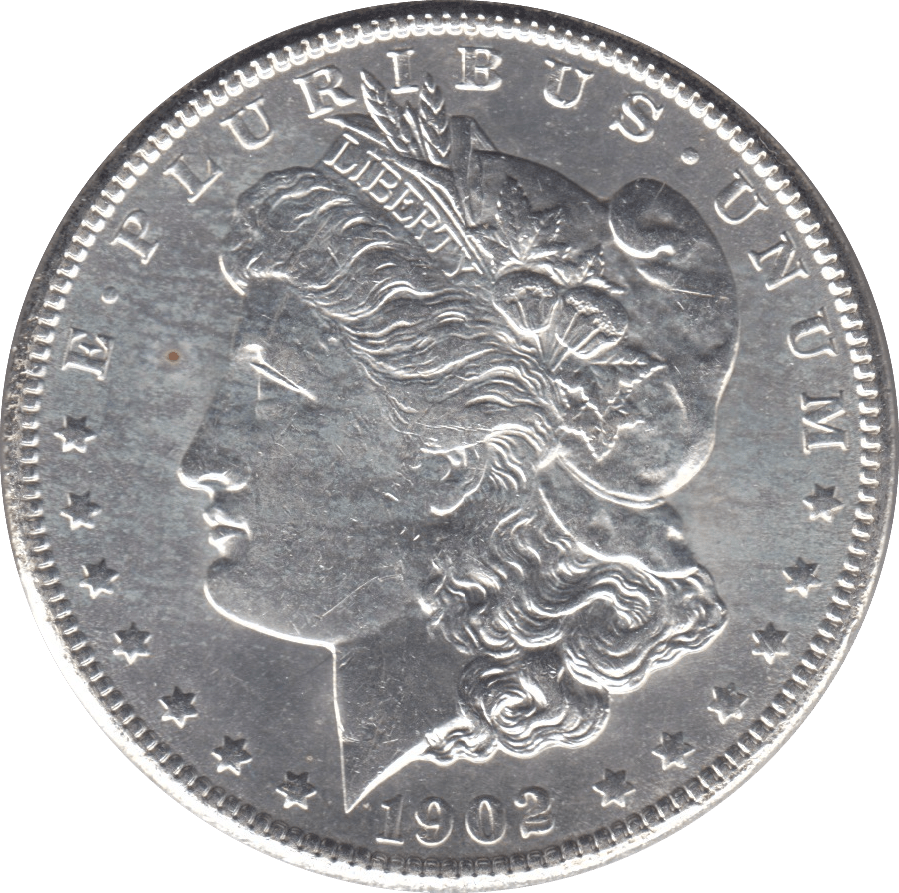 1902 SILVER MORGAN DOLLAR USA NEW ORLEANS MINT - SILVER WORLD COINS - Cambridgeshire Coins
