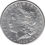 1902 SILVER MORGAN DOLLAR USA NEW ORLEANS MINT - SILVER WORLD COINS - Cambridgeshire Coins