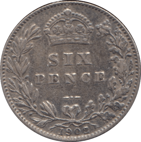 1902 SIXPENCE ( AEF ) - Sixpence - Cambridgeshire Coins