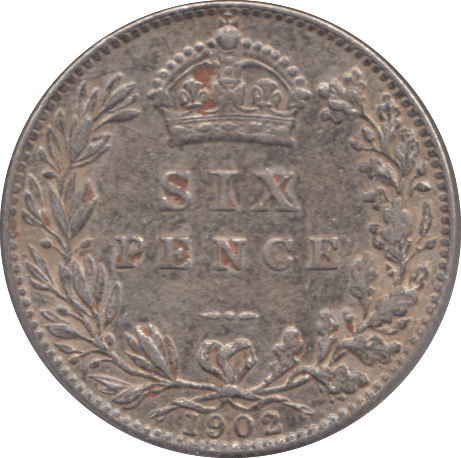 1902 SIXPENCE ( AUNC ) - Sixpence - Cambridgeshire Coins