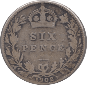 1902 SIXPENCE ( FINE ) 3 - Sixpence - Cambridgeshire Coins