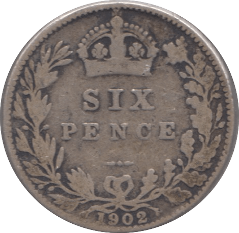 1902 SIXPENCE ( FINE ) 3 - Sixpence - Cambridgeshire Coins