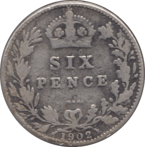 1902 SIXPENCE ( FINE ) - Sixpence - Cambridgeshire Coins