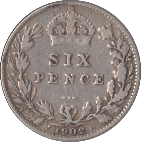 1902 SIXPENCE ( FINE ) - Sixpence - Cambridgeshire Coins