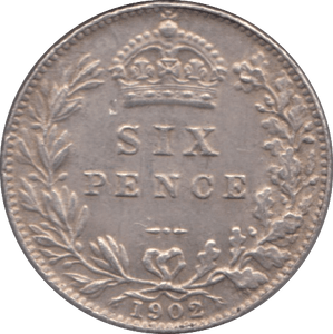 1902 SIXPENCE ( GVF ) 2 - SIXPENCE - Cambridgeshire Coins