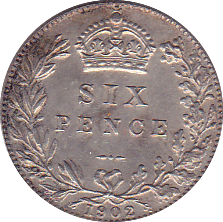 1902 SIXPENCE ( MATT PROOF ) - Sixpence - Cambridgeshire Coins