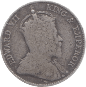 1902 STRAIT SETTLEMENTS SILVER 10 CENTS - SILVER WORLD COINS - Cambridgeshire Coins
