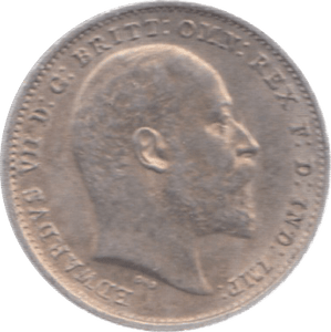 1902 THREEPENCE ( EF ) 23 - Threepence - Cambridgeshire Coins