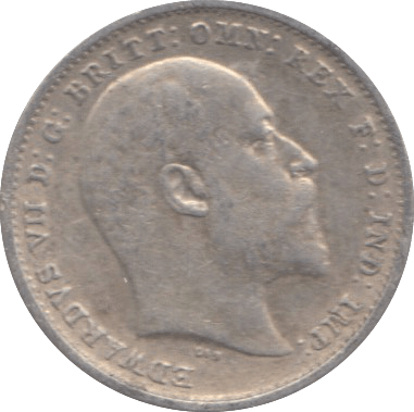 1902 THREEPENCE ( VF ) - Threepence - Cambridgeshire Coins