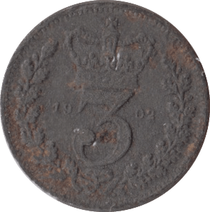 1902 TOY MONEY MODEL THREEPENCE - TOY MONEY - Cambridgeshire Coins