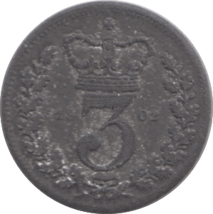 1902 TOY MONEY MODEL THREEPENCE - TOY MONEY - Cambridgeshire Coins