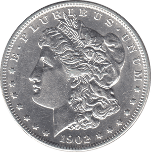 1902 USA SILVER MORGAN DOLLAR PHILADELPHIA MINT - SILVER WORLD COINS - Cambridgeshire Coins