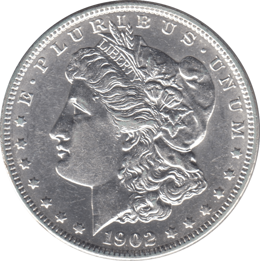 1902 USA SILVER MORGAN DOLLAR PHILADELPHIA MINT - SILVER WORLD COINS - Cambridgeshire Coins