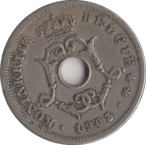 1903 BELGIUM 10 CENT - WORLD COINS - Cambridgeshire Coins