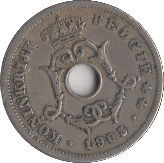 1903 BELGIUM 10 CENT - WORLD COINS - Cambridgeshire Coins