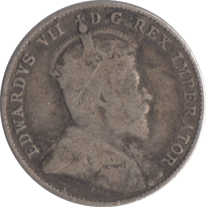 1903 CANADA SILVER 10 CENTS - SILVER WORLD COINS - Cambridgeshire Coins