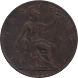 1903 FARHING 2 ( VF ) 46 - Farthing - Cambridgeshire Coins