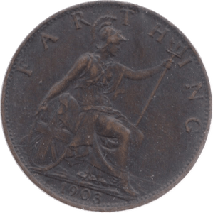 1903 FARTHING ( EF ) 18 - Farthing - Cambridgeshire Coins