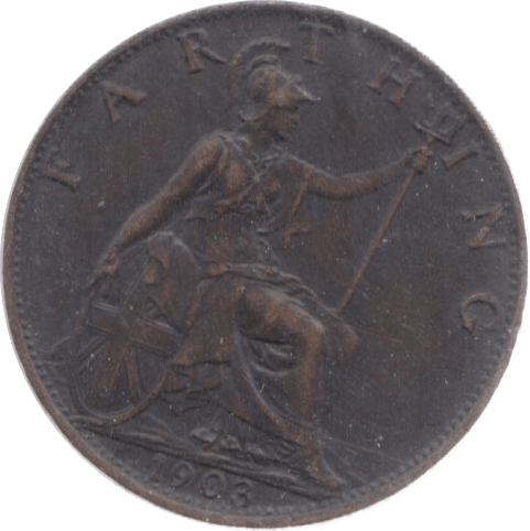 1903 FARTHING ( EF ) 18 - Farthing - Cambridgeshire Coins
