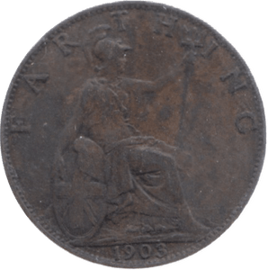 1903 FARTHING ( EF ) 18 - Farthing - Cambridgeshire Coins