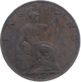 1903 FARTHING ( EF ) 18 - Farthing - Cambridgeshire Coins