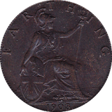 1903 FARTHING ( EF ) B - Farthing - Cambridgeshire Coins