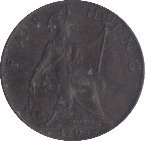 1903 FARTHING ( VF ) - Farthing - Cambridgeshire Coins