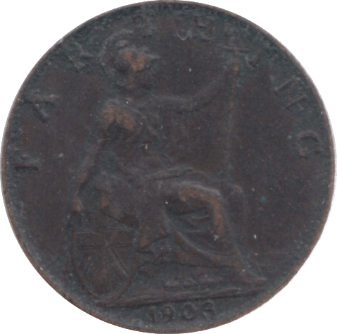 1903 FARTHNG ( F ) - Farthing - Cambridgeshire Coins