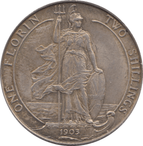 1903 FLORIN ( EF ) - Florin - Cambridgeshire Coins