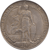 1903 FLORIN ( EF ) - Florin - Cambridgeshire Coins