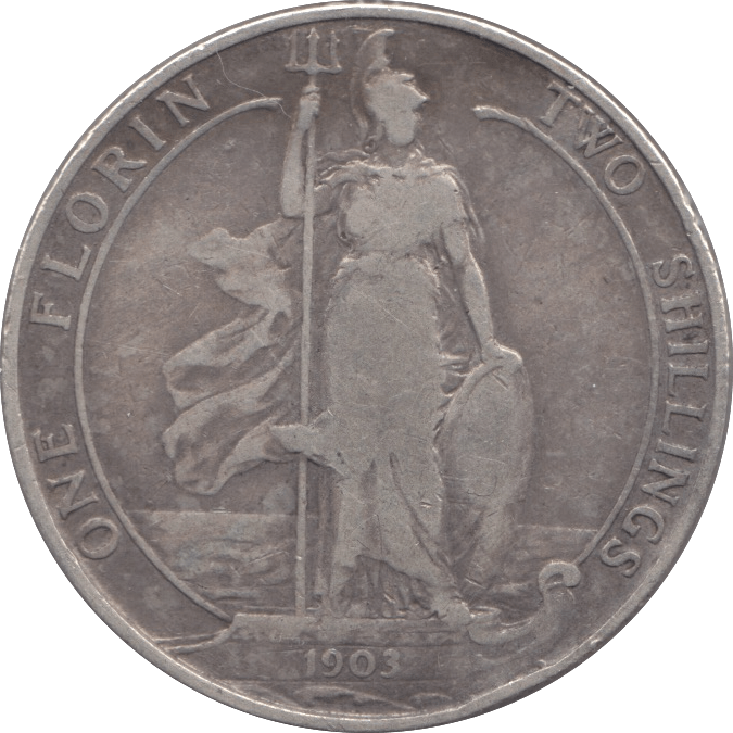 1903 FLORIN ( FINE ) 3 - Florin - Cambridgeshire Coins