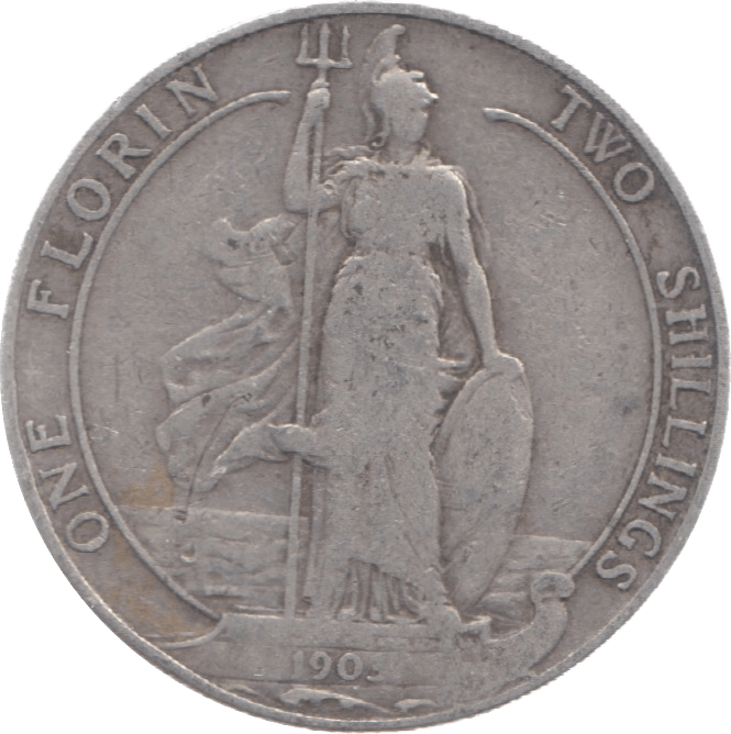 1903 FLORIN ( FINE ) 9 - Florin - Cambridgeshire Coins