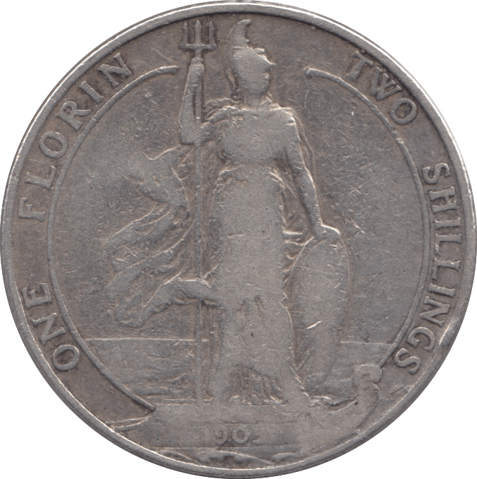 1903 FLORIN ( FINE ) - Florin - Cambridgeshire Coins