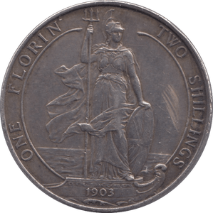 1903 FLORIN ( GVF ) - FLORIN - Cambridgeshire Coins