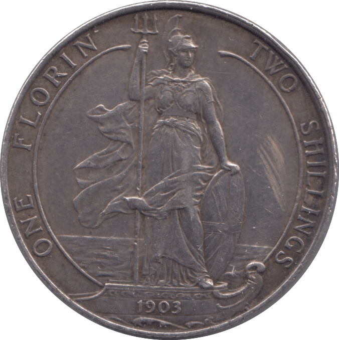 1903 FLORIN ( GVF ) - FLORIN - Cambridgeshire Coins