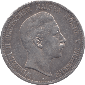 1903 GERMAN STATES SILVER FIVE MARKS - WORLD COINS - Cambridgeshire Coins