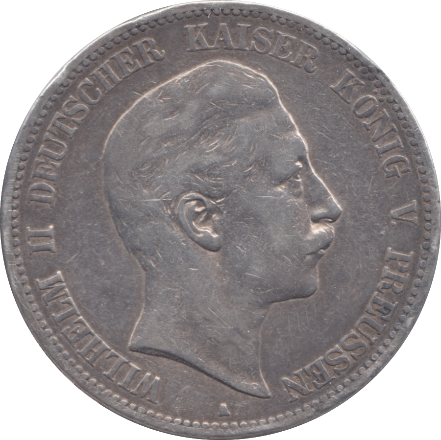 1903 GERMAN STATES SILVER FIVE MARKS - WORLD COINS - Cambridgeshire Coins