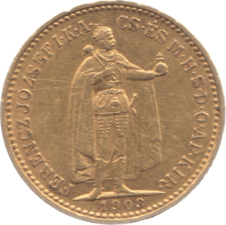 1903 GOLD 10 KORONA AUSTRIA - HUNGARY PROOF LIKE - Gold World Coins - Cambridgeshire Coins