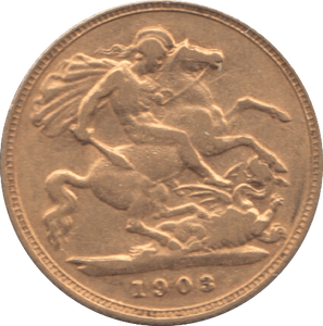 1903 GOLD HALF SOVEREIGN - Half Sovereign - Cambridgeshire Coins