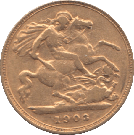 1903 GOLD HALF SOVEREIGN - Half Sovereign - Cambridgeshire Coins