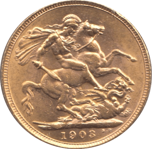 1903 GOLD SOVEREIGN ( AUNC ) - Sovereign - Cambridgeshire Coins