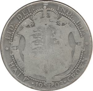 1903 HALFCROWN ( FAIR ) - Halfcrown - Cambridgeshire Coins