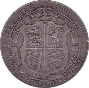 1903 HALFCROWN ( GF ) B - Halfcrown - Cambridgeshire Coins