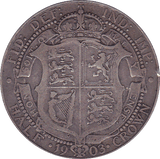 1903 HALFCROWN ( GF ) B - Halfcrown - Cambridgeshire Coins