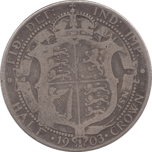 1903 HALFCROWN ( NF ) - Halfcrown - Cambridgeshire Coins