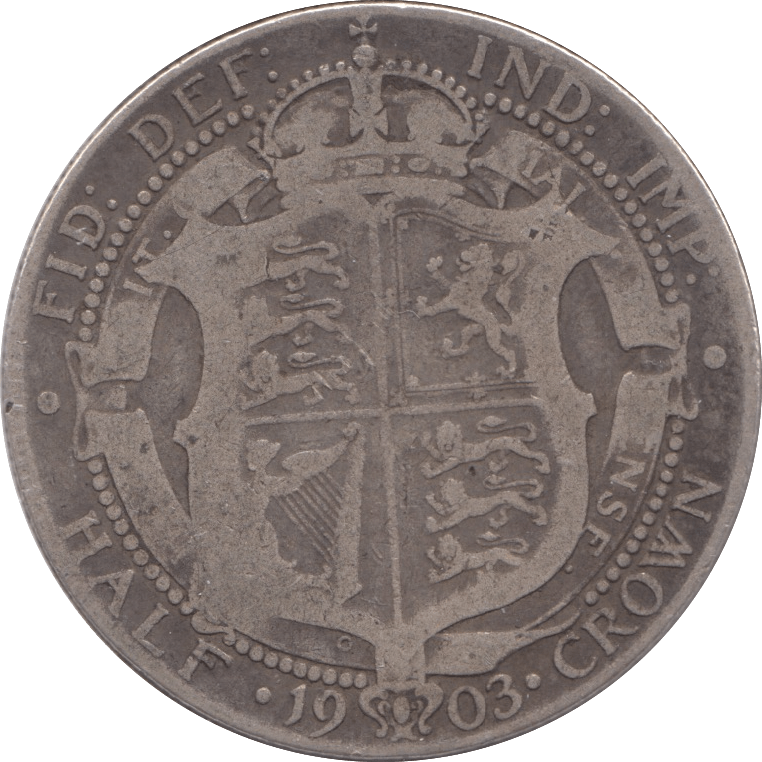 1903 HALFCROWN ( NF ) - Halfcrown - Cambridgeshire Coins