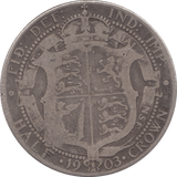 1903 HALFCROWN ( NF ) - Halfcrown - Cambridgeshire Coins