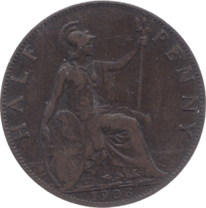 1903 HALFCROWN ( VF ) 10 - Halfpenny - Cambridgeshire Coins